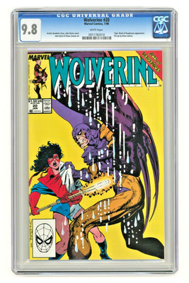 Marvel Comics WOLVERINE (1988) #20 CGC 9.8 WHITE Pages