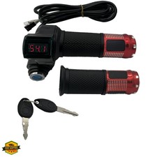 1 Pair EBike Throttle Grip, Universal Electric Bicycle Scooter Twist Handleba...