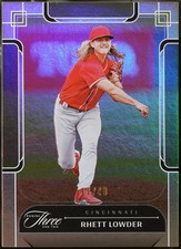2024 Panini Three and Two - Holo Silver Baseball Rhett Lowder #19 NM