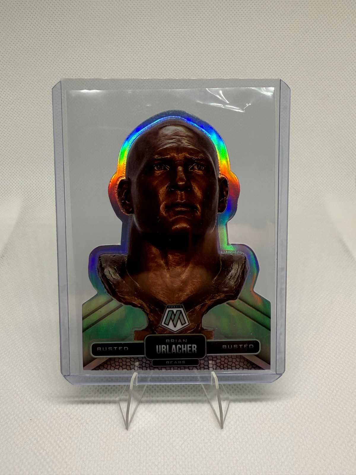 2022 Mosaic Brian Urlacher BUSTED DIE-CUT SSP Case Hit Chicago Bears HOF B-7 🔥