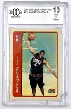 2004-05 Fleer Tradition Andre Iguodala RC #229 - BCCG 10 Mint (cracked slab)