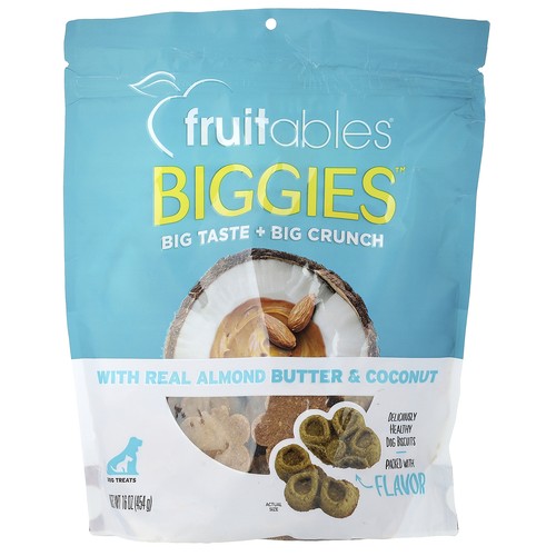 Biggies™, Dog Treats, Almond Butter & Coconut, 16 oz (454 g)