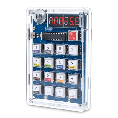 #ad DIY Soldering Practice Kit – Build Your Own 6 Digit Calculator with Resistor ... $27.99