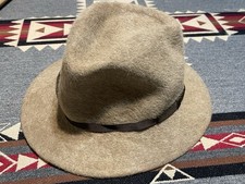 Makins Hat Fedora Alpaca Wool Blend LiteFelt Wool Large 7.75/8” Vintage New York
