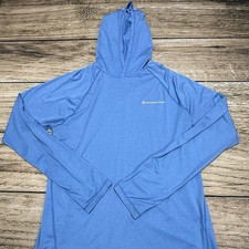 Vineyard Vines Hoodie Mens L Blue Lightweight Performance Sweatshirt Stretch