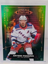 Artemi Panarin New York Rangers 2021-22 Upper Deck Stature Green /66 #44
