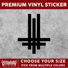 BEHEMOTH TRI-FICTION [VINYL STICKER]-for Car/Truck WINDW-LAPTP-FLDR-U PK CLR/SZE