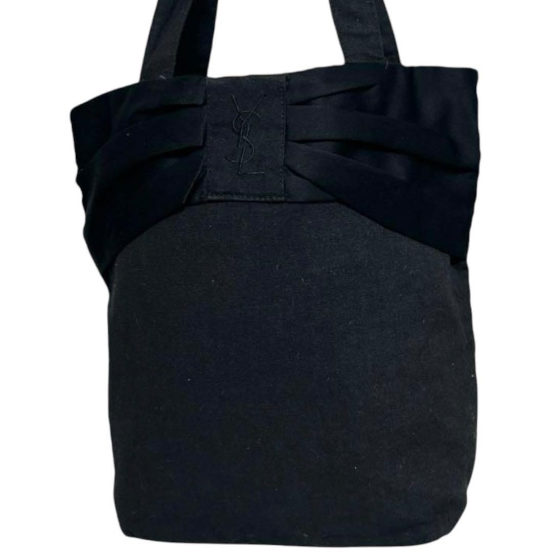Borsa tote Yves Saint Laurent borsetta tracolla grande capacità nera usata