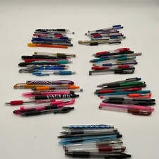 Assorted Ballpoint  Gel Pens Including Mixed Brands  Styles-Lot of 67-Non Work