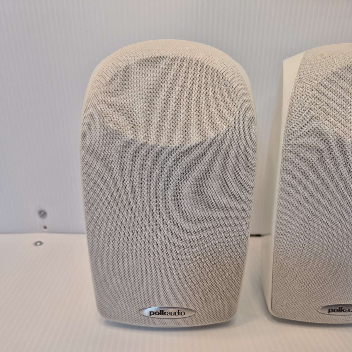 Polk Audio Blackstone TL1 Satelite Speakers Set White W/Wires