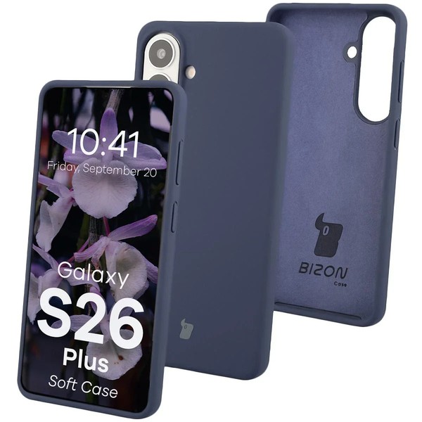 HandyhüLle FüR Galaxy S26 Plus Bizon Case Cover SchutzhüLle Etui Dunkelblau-image