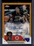 2023-24 Topps Chrome McDonald's Madison Booker Auto Gold Wave Refractor #/50