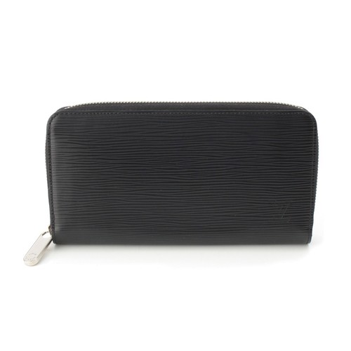 Louis Vuitton Epi Leather Zip Wallet M60072 Black 290801