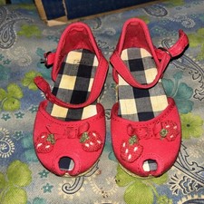 Janie and Jack Strawberry Toddler Shoes