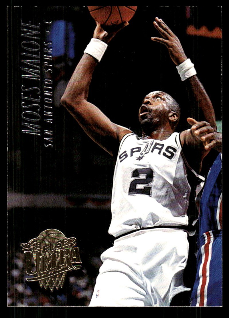 Moses Malone 1994-95 Ultra #331 Spurs FREE SHIPPING StackedPacks