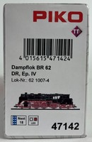 Piko 47142 Tt-Dampflok Br 62 Dr Iv + Dss Next18