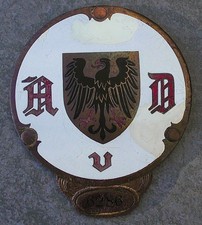Bodenfund Sammeln & Seltenes Plakette AvD Oldtimer Car Badge Vorkrieg selten