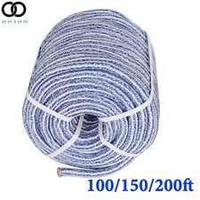 3/4" Arborist Tree Camping Rope 20000Lbs 24 Strand Braided Polyester Rope