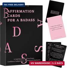 Affirmation Cards For Women, Inspirational Gifts For Girl, Daily Positive Affirm