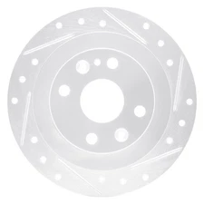 For Fiat Mobi 18-24 Brake Rotor DFC Premium Drilled & Slotted Front Passenger