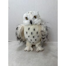 Douglas Snowy Owl Plush 10" White Black Harry Potter Cuddle Toy Hedwig NWOT