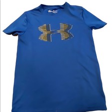 Under Armour Youth Medium Royal Blue Heatgear shirt loose fit
