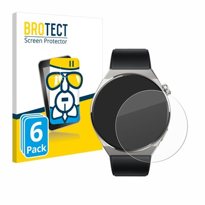6x Panzerfolie Schutzglas Huawei Watch GT 3 Pro Titanium (46mm) Displayschutz