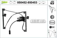 Fensterheber Valeo 850452 FüR VW 1H1 1H2 Vento Golf 1H5 3 Variant Syncro 1HX1