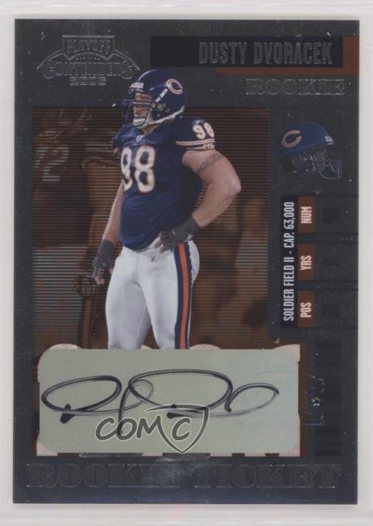 2006 Playoff Contenders Dusty Dvoracek #155 Rookie Auto RC r7q