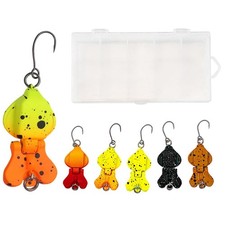 Trout Fishing Lures Kit - 5PCS Micro Finesse Lure Set - Tungsten Weighted Slo...