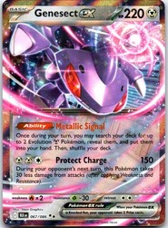 Genesect ex 067/086 Black Bolt Double Rare Holo