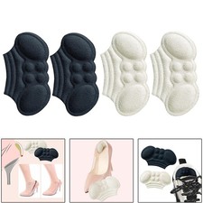 2 Pieces Heel Grips Liner, Adjustable Self Heel Protectors Pads for Loose Shoes