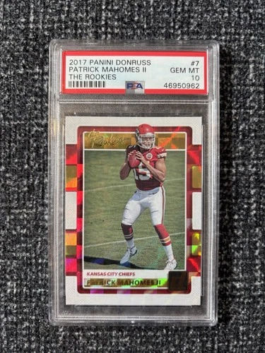 2017 Patrick Mahomes Donruss The Rookies PSA 10 GM Mint