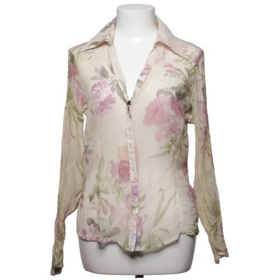 Per Una x Marks & Spencer, Bluse, Größe: 38, Beige/Mehrfarbig, Seide #2Ye