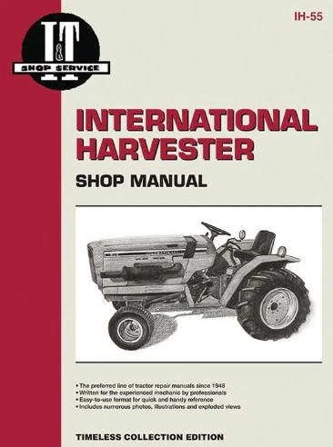 Harvester 234, Hydro, 244, 254 Repair Manual Clymer