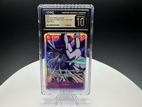 One Piece Enel OP15-060 SR Japanese Adventure on KAMI’s Island CGC Pristine 10
