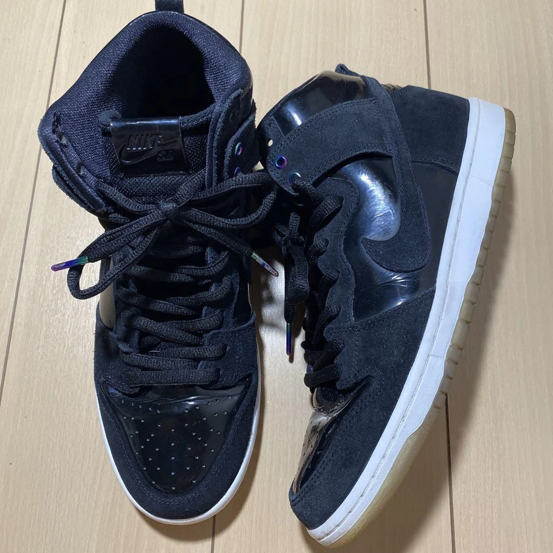 Nike SB Dunk High nere scarpe da skate vintage da uomo US 10 5 28 5 cm