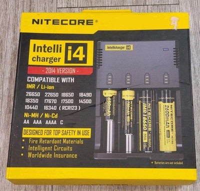 NITECORE i4 Charger 2014 Version for IMR/Li-ion/Ni-MH/Ni-Cd New Old Stock