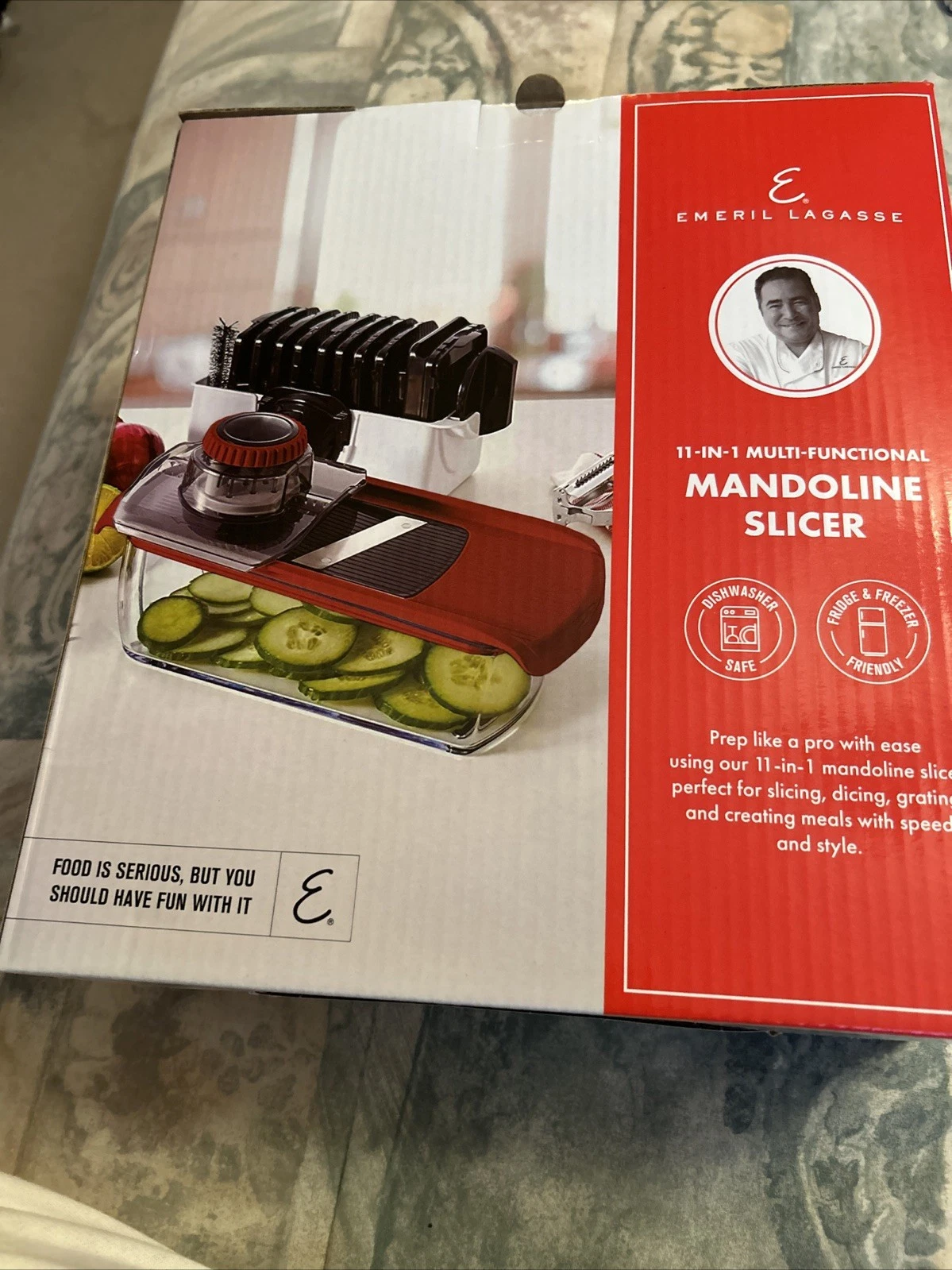 New *Emeril Lagasse* Mandoline 11 In 1 Multi Functional Slicer Kitchen Appliance