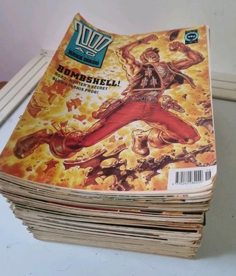 2000AD Judge Dredd Comic Bundle Of 65 Issues From 700/800/900 Vintage Comic Lot