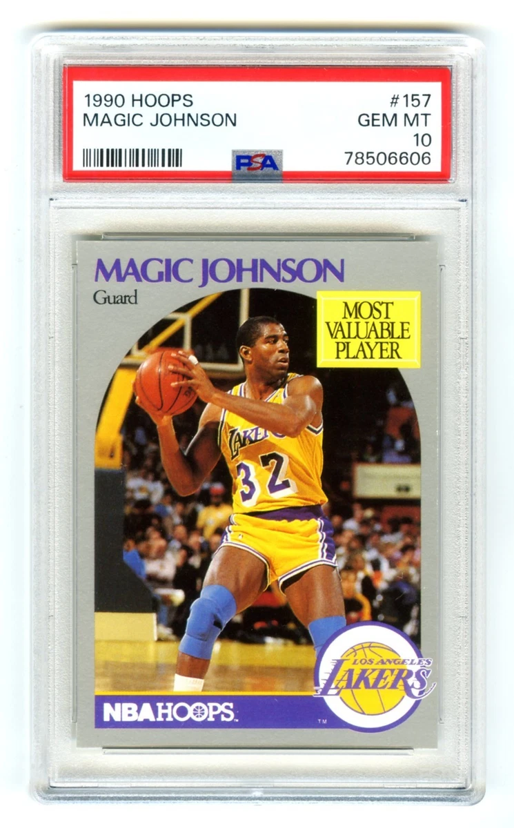 Magic Johnson 10 Graded Basketball Sports Trading Cards