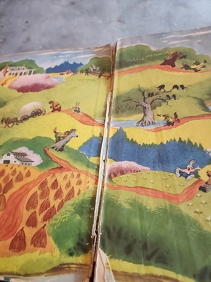 Walt Disney's Uncle Remus Stories A Giant Golden Book fechado 1947 Foto 4 de 4
