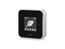 Eve Room HomeKit, Raumklima- & Luftqualitäts-Monitor, schwarz/silber (10EBX9901)