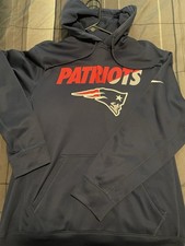 New England Patriots Nike Therma Fit Hoodie Size M