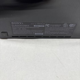 Sony PlayStation 3 Fat PS3 80GB Black Console Gaming System CECHL01