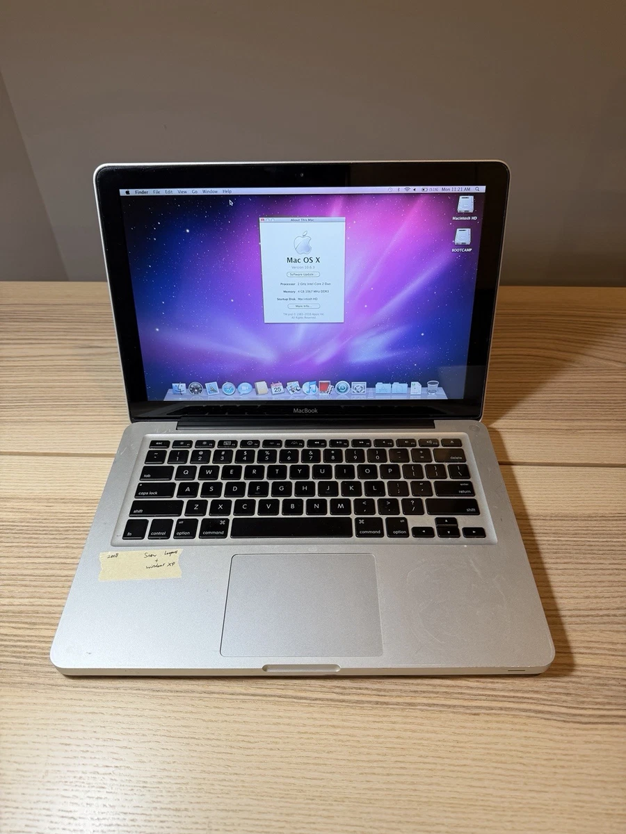 Ноутбуки 2008 Apple MacBook 13,3 дюйма - огромный выбор по лучшим