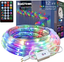 12 Ft LED Strip Lights, Smart Light with App Remote Control, RGB LED