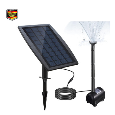 Anself Solarpumpe Brunnen Pool Garten 300cm Kabel 19,1x1