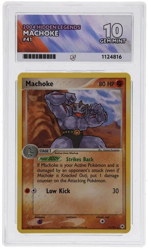 Machoke 41/101 Ace 10 Hidden Legends Pokemon Card Game