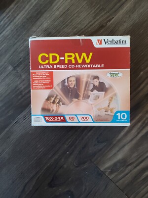 2x 10 pack Verbatim CD Rewritable Ultra Speed (total 20)
